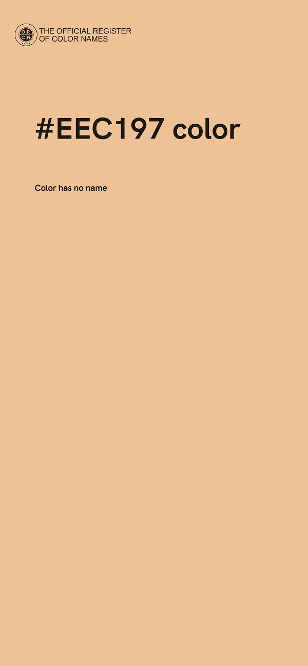 #EEC197 color image