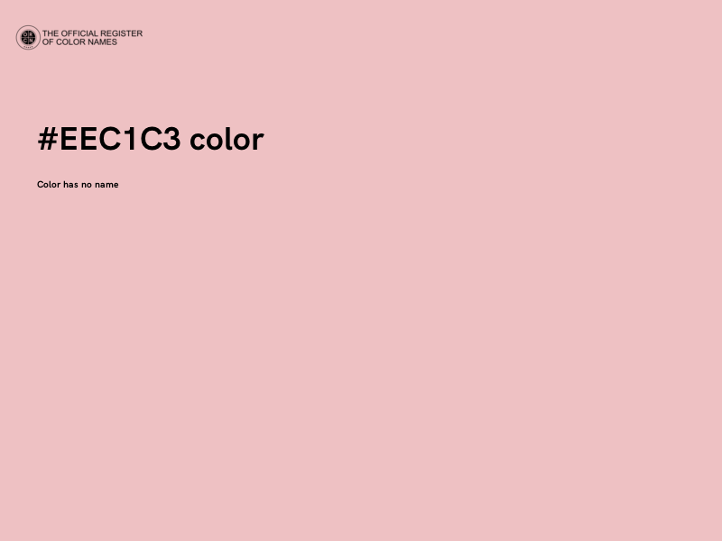 #EEC1C3 color image