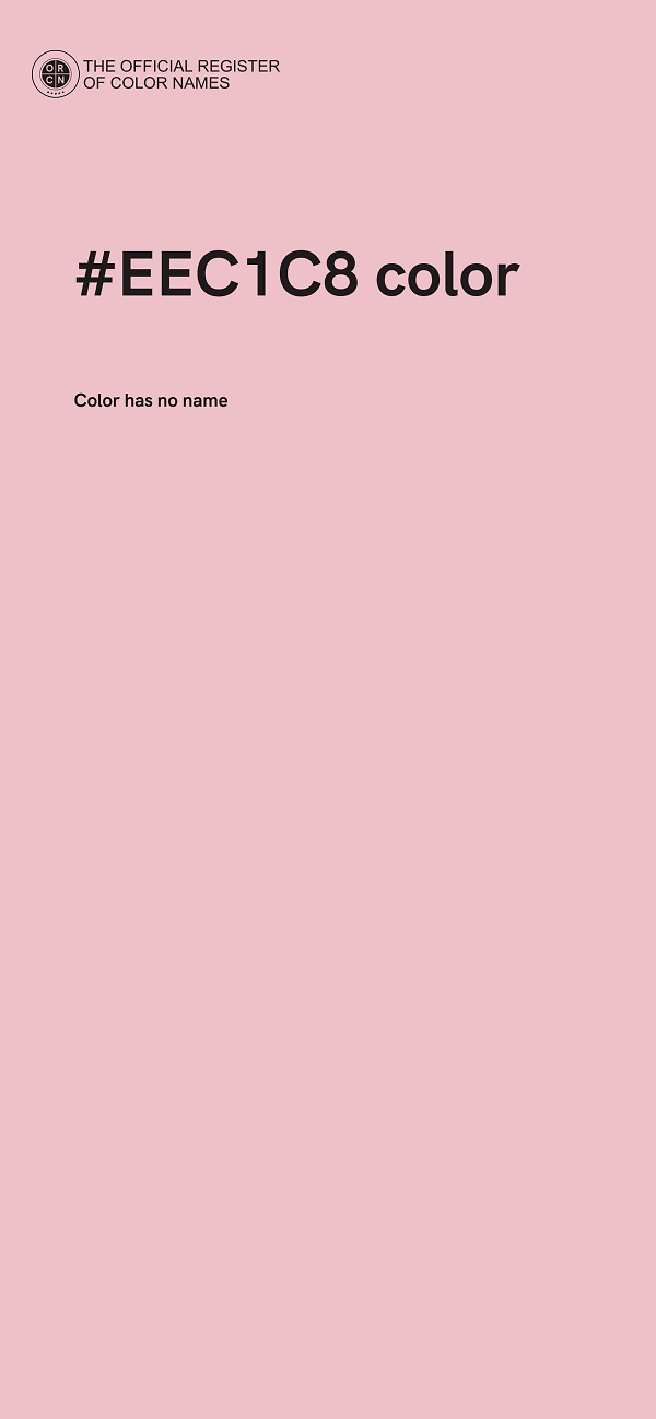 #EEC1C8 color image