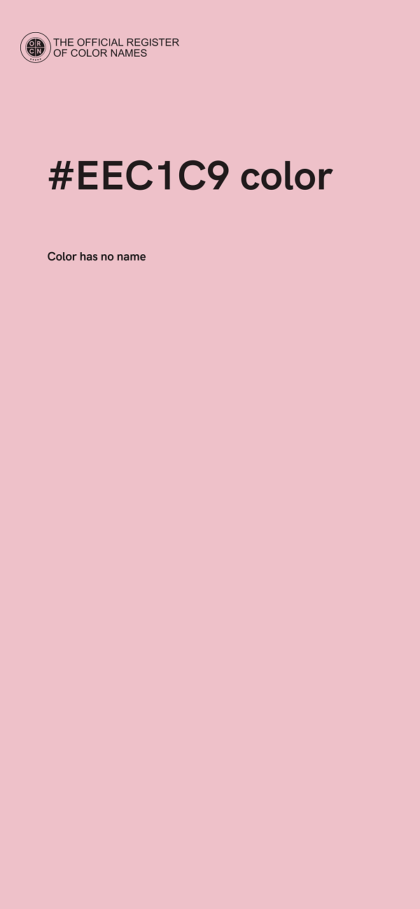 #EEC1C9 color image