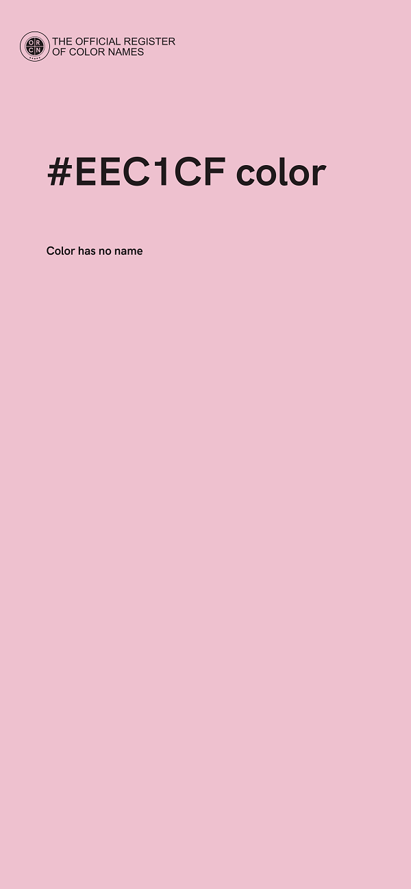 #EEC1CF color image