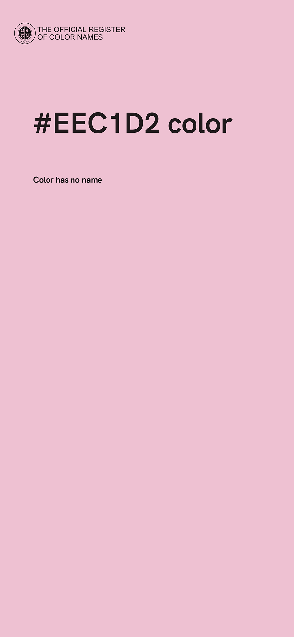#EEC1D2 color image