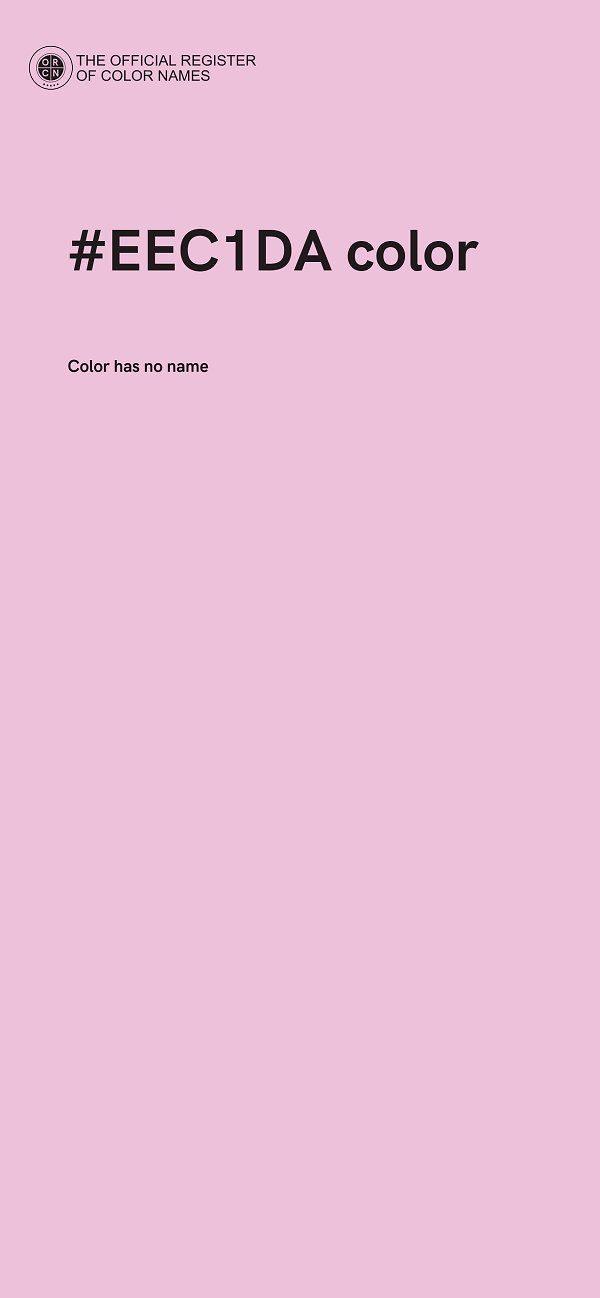 #EEC1DA color image