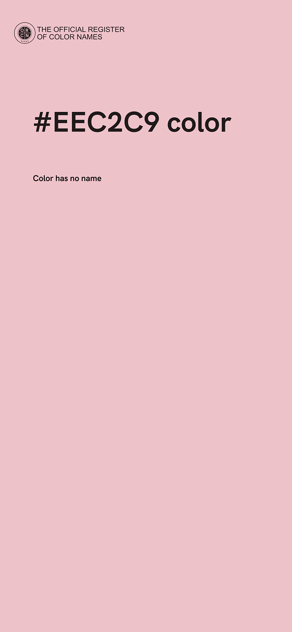 #EEC2C9 color image