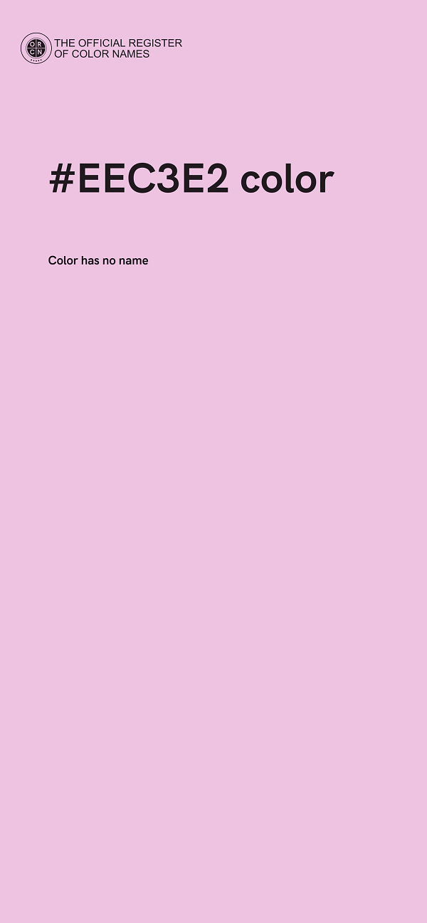 #EEC3E2 color image