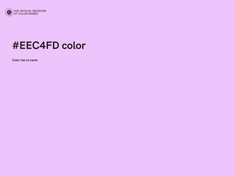 #EEC4FD color image