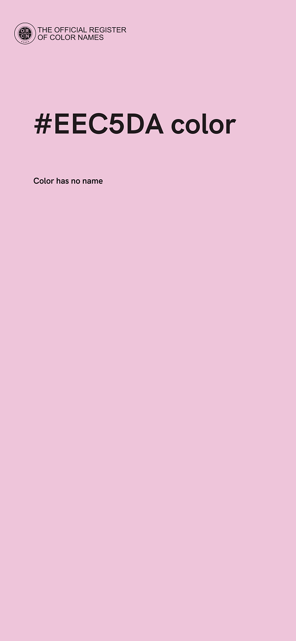 #EEC5DA color image