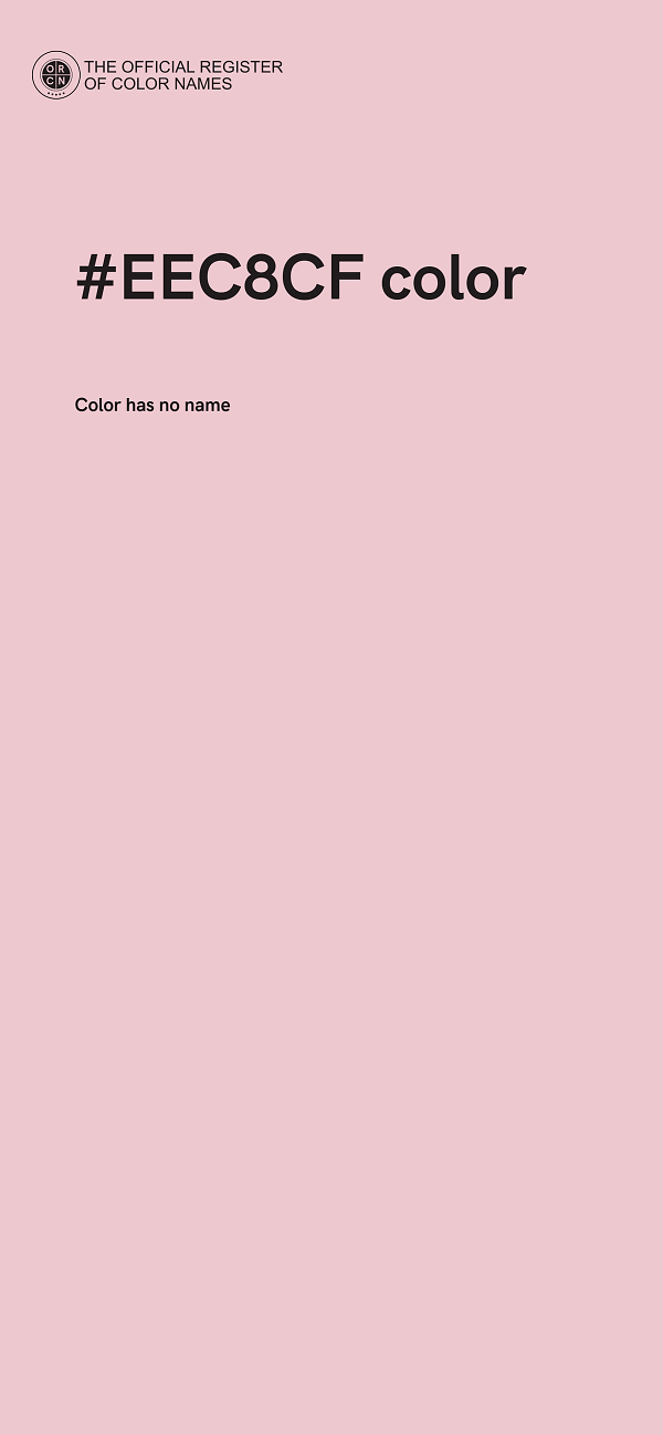 #EEC8CF color image