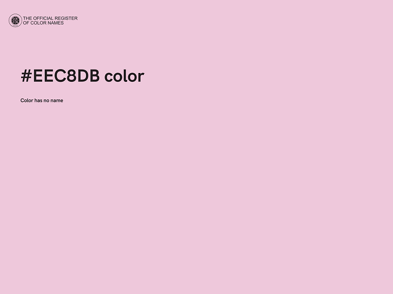 #EEC8DB color image