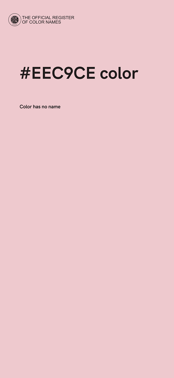 #EEC9CE color image