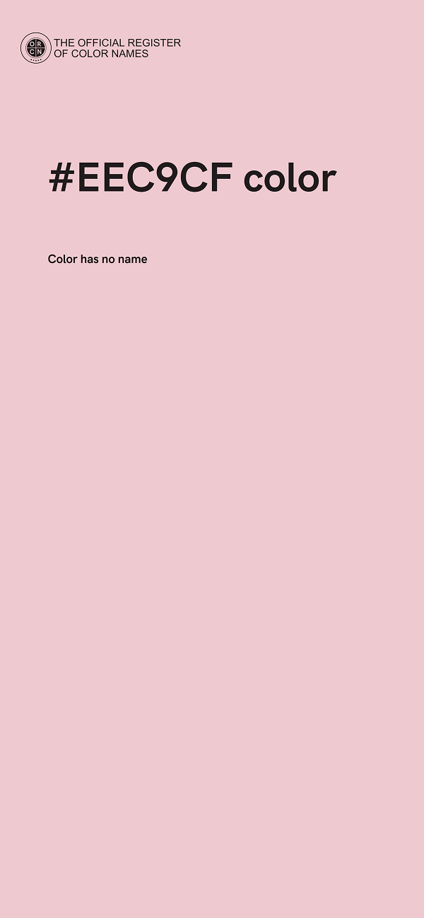 #EEC9CF color image