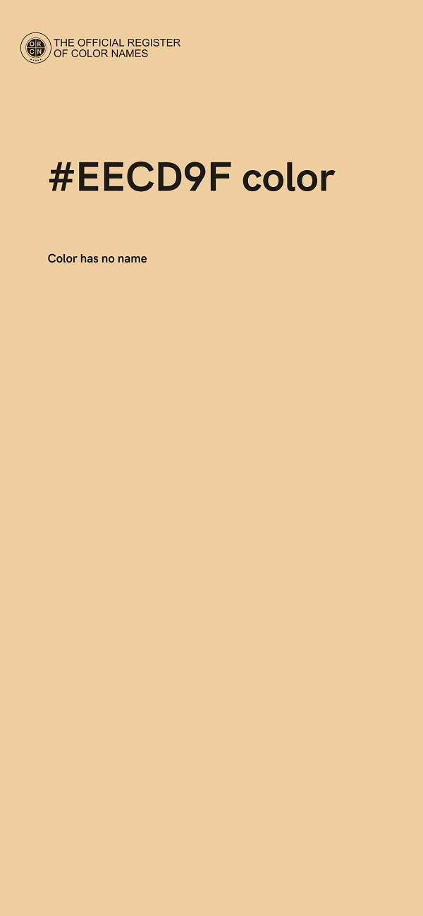 #EECD9F color image