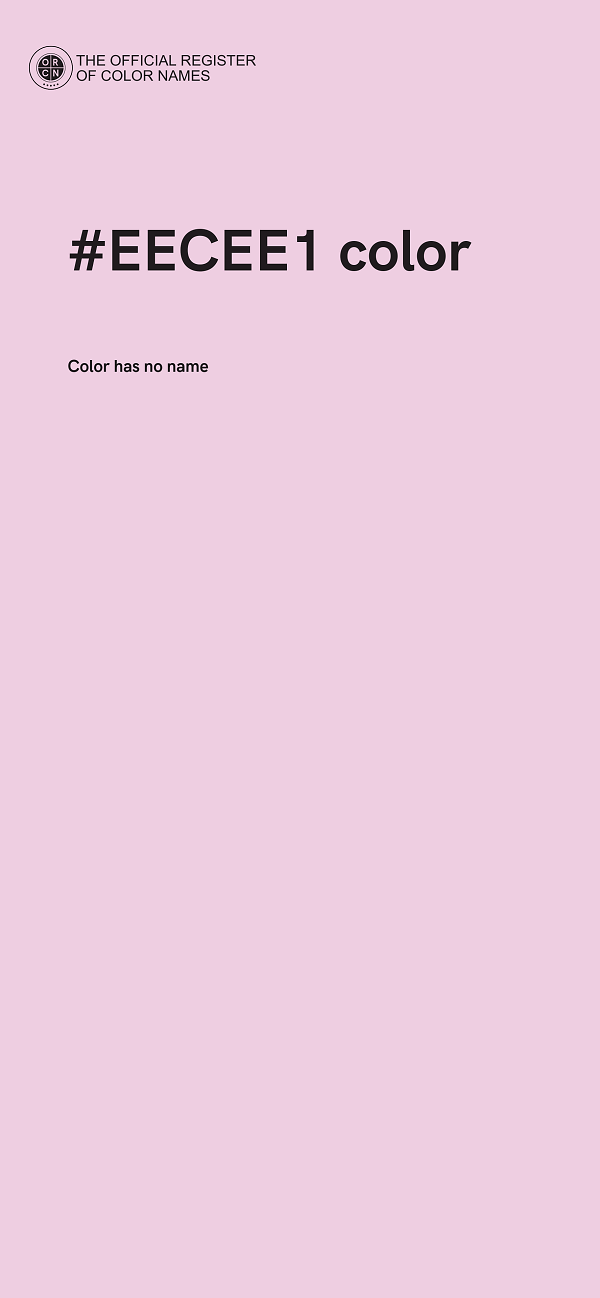 #EECEE1 color image