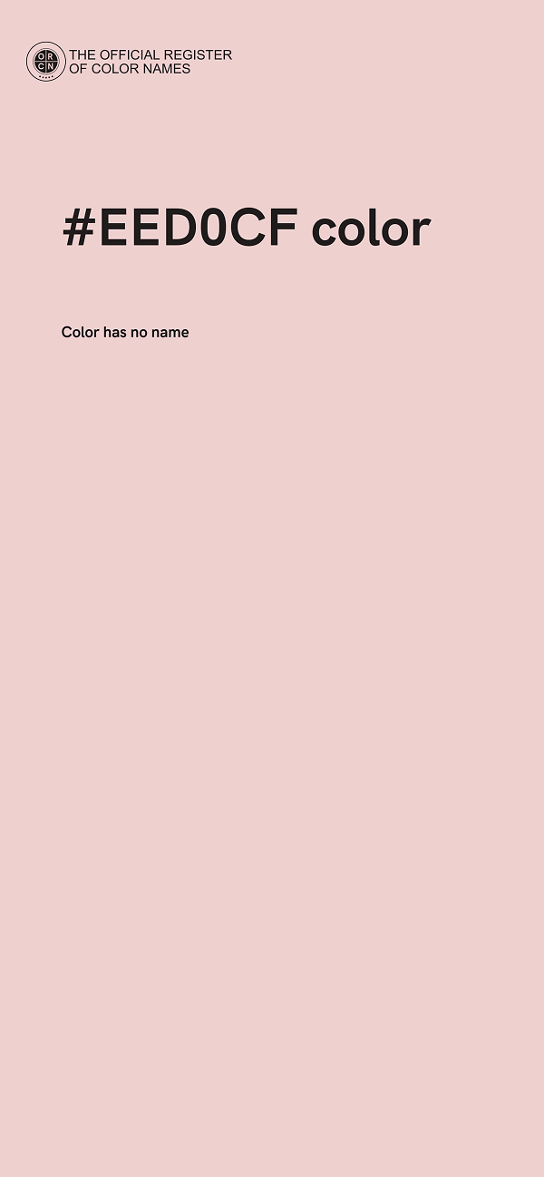 #EED0CF color image