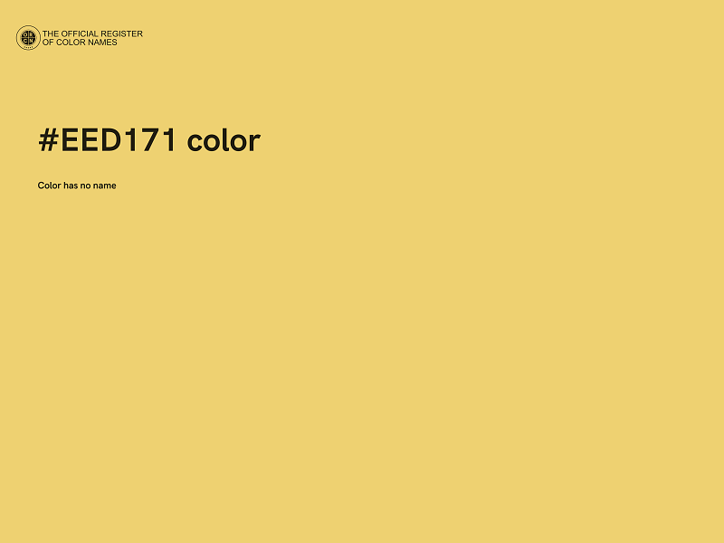 #EED171 color image