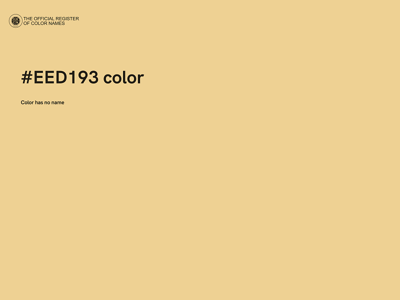 #EED193 color image