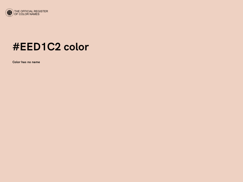 #EED1C2 color image