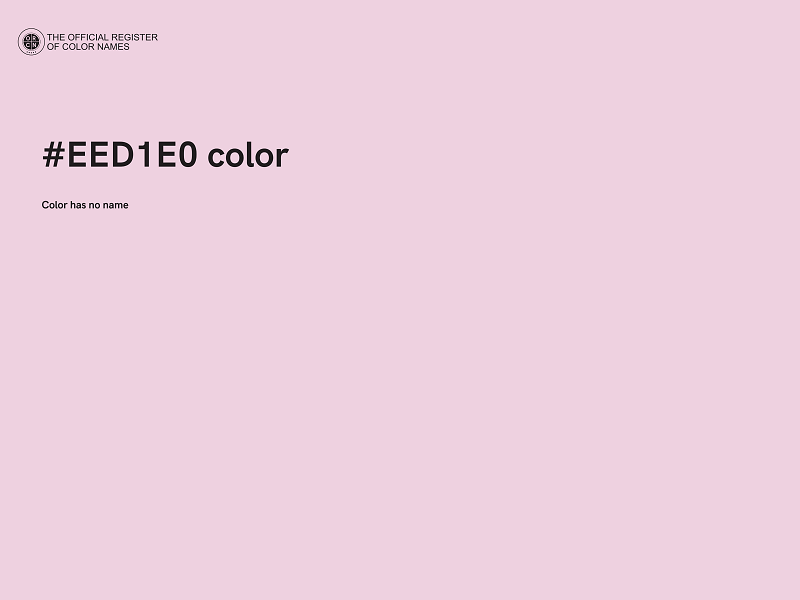 #EED1E0 color image