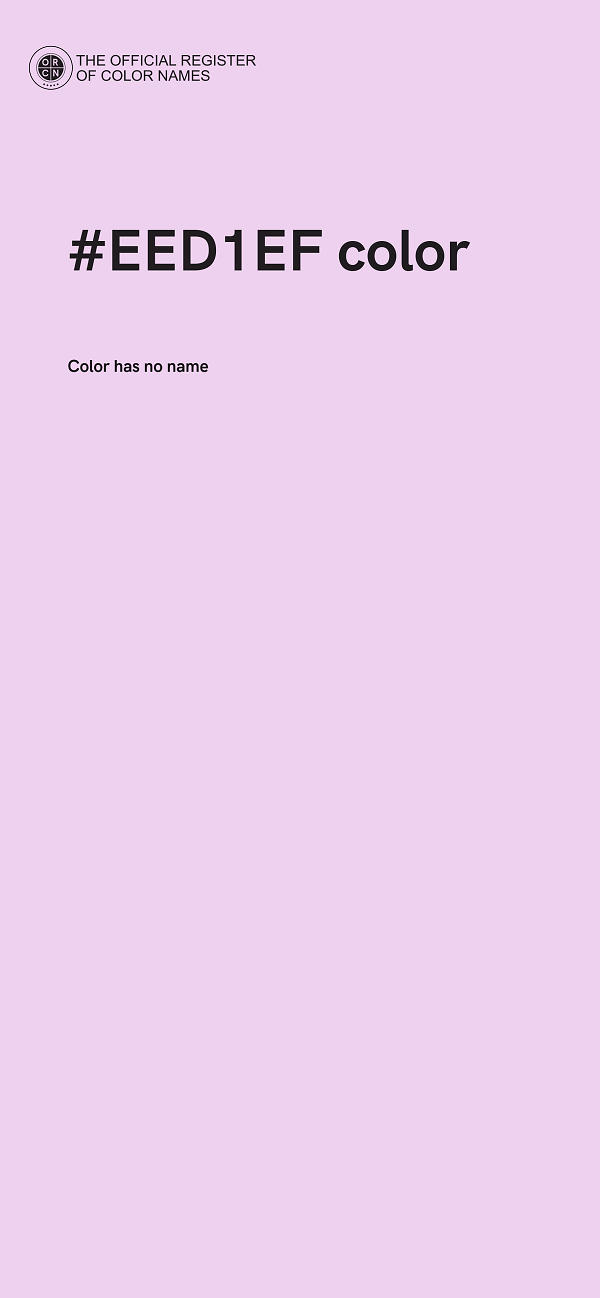 #EED1EF color image