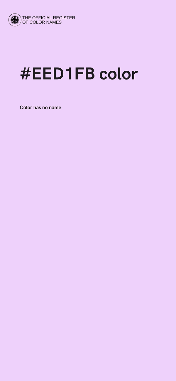 #EED1FB color image