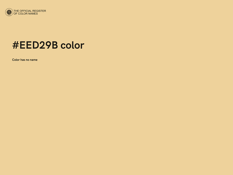 #EED29B color image