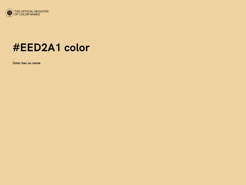 #EED2A1 color image