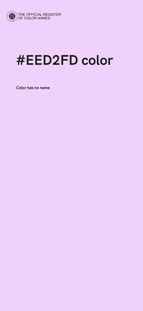 #EED2FD color image