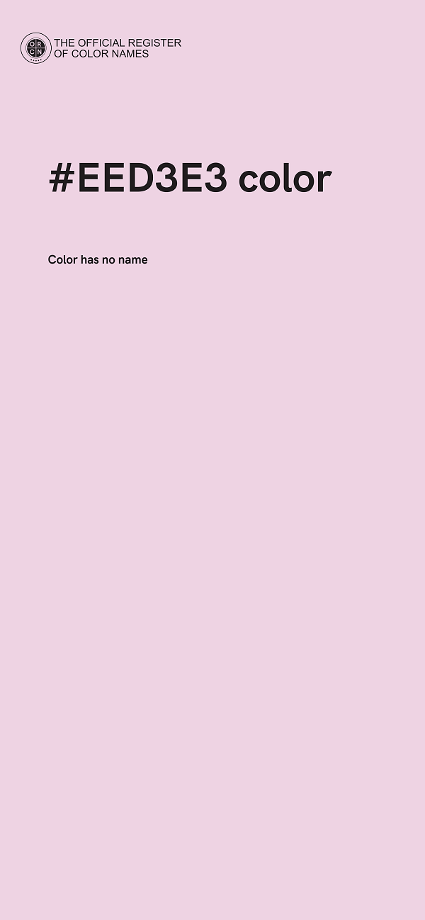 #EED3E3 color image