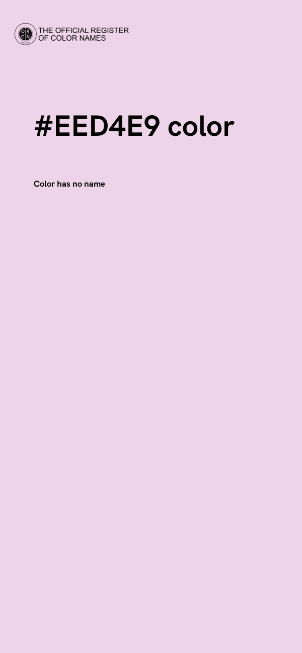 #EED4E9 color image