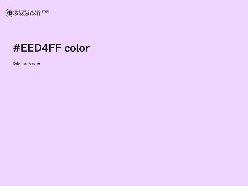 #EED4FF color image