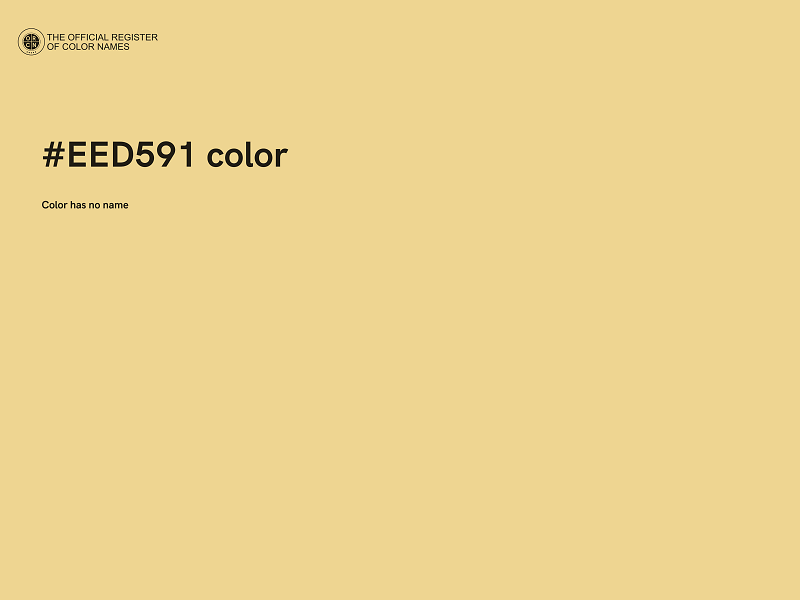 #EED591 color image