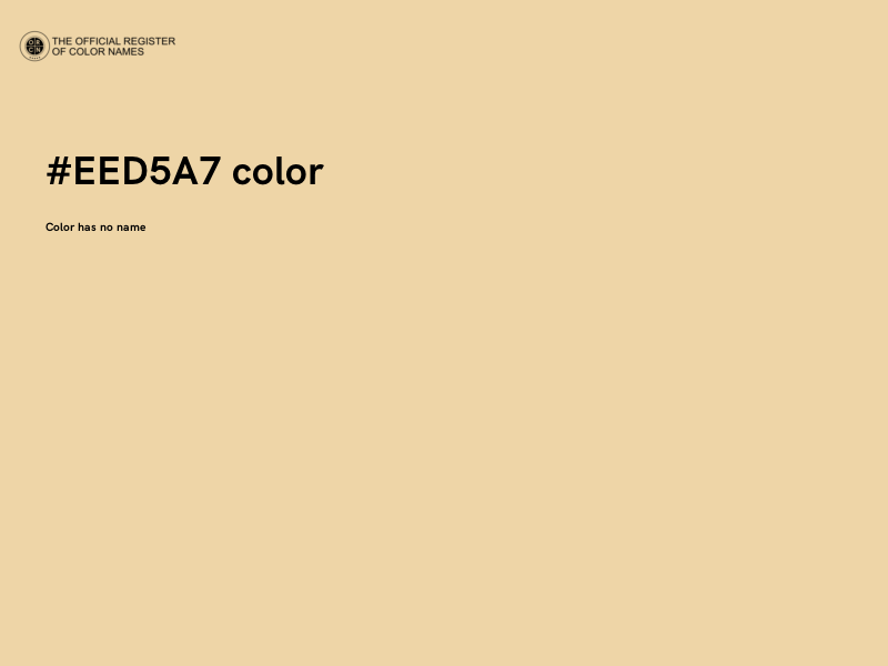 #EED5A7 color image