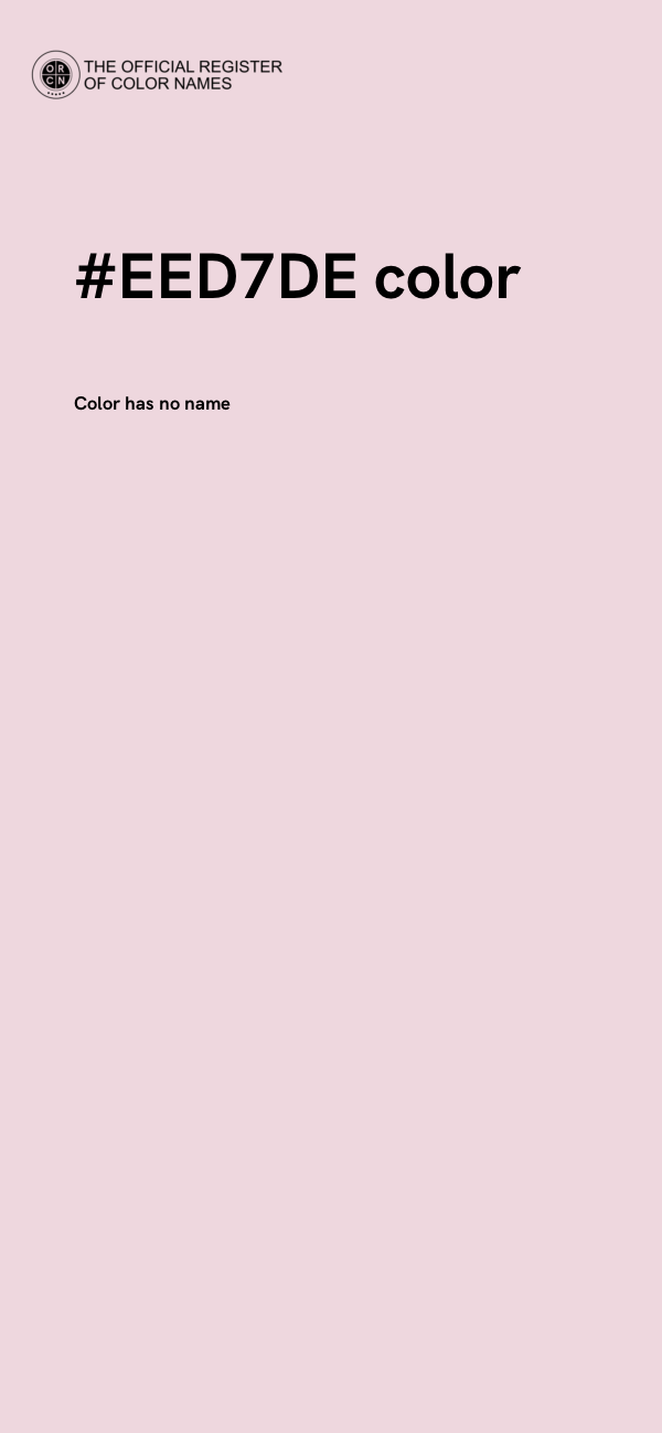 #EED7DE color image