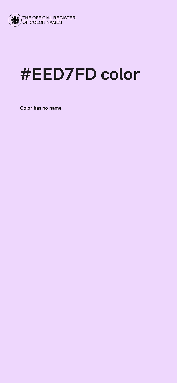 #EED7FD color image
