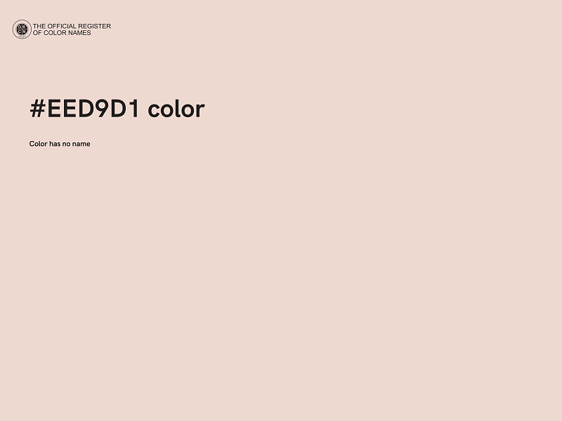 #EED9D1 color image