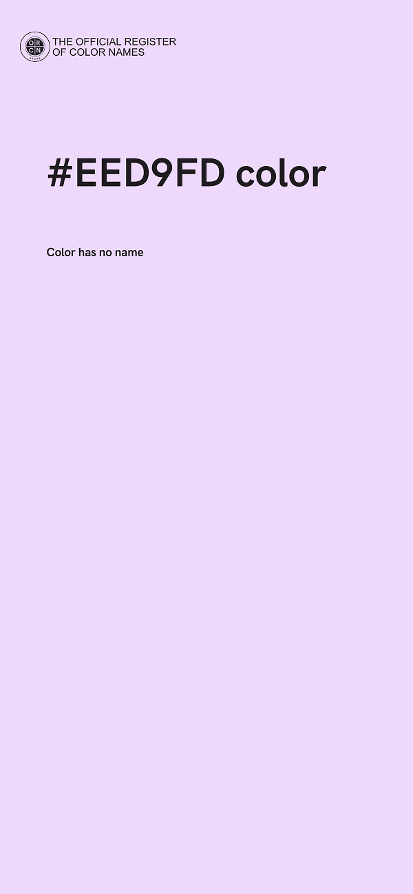 #EED9FD color image