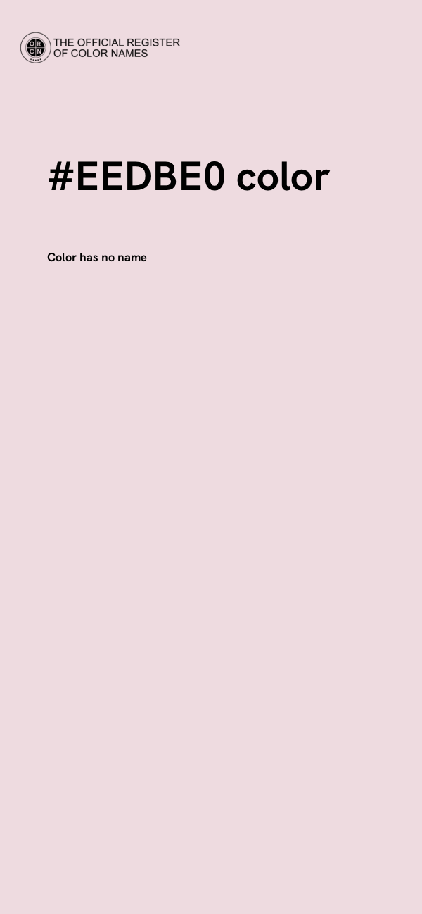 #EEDBE0 color image