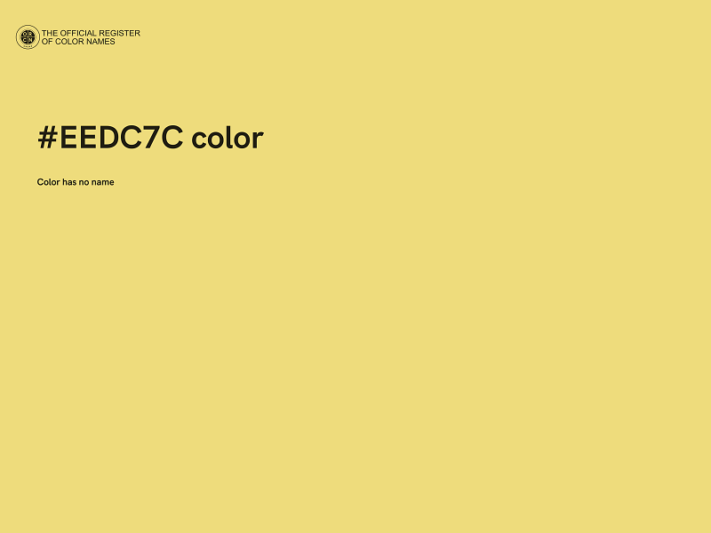 #EEDC7C color image