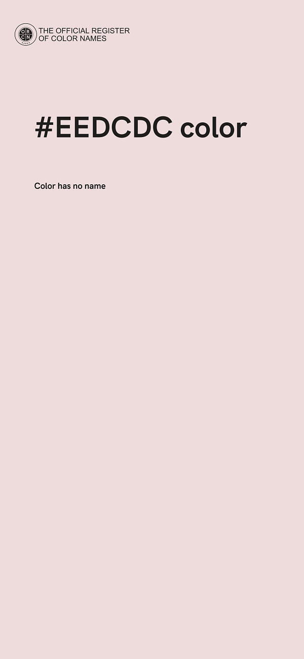 #EEDCDC color image