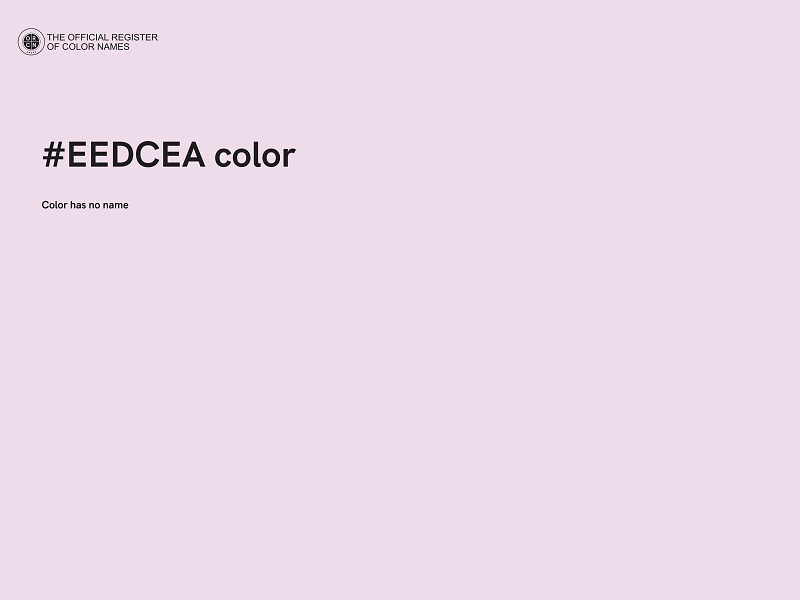 #EEDCEA color image