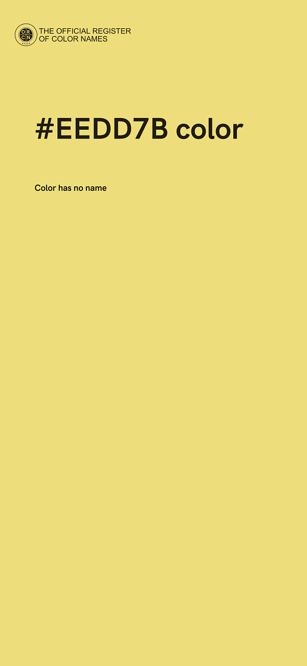 #EEDD7B color image