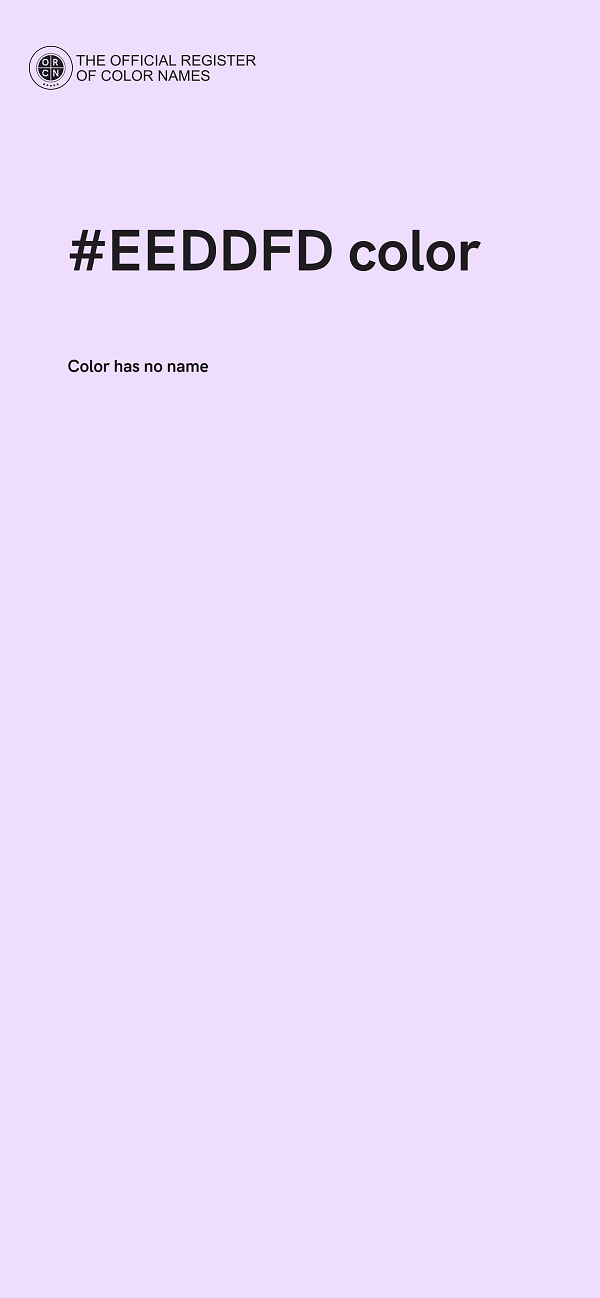 #EEDDFD color image