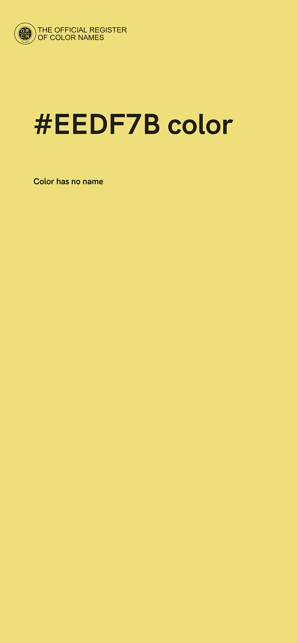 #EEDF7B color image