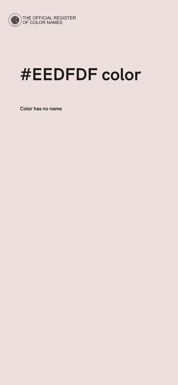#EEDFDF color image