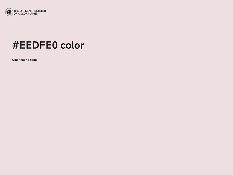 #EEDFE0 color image