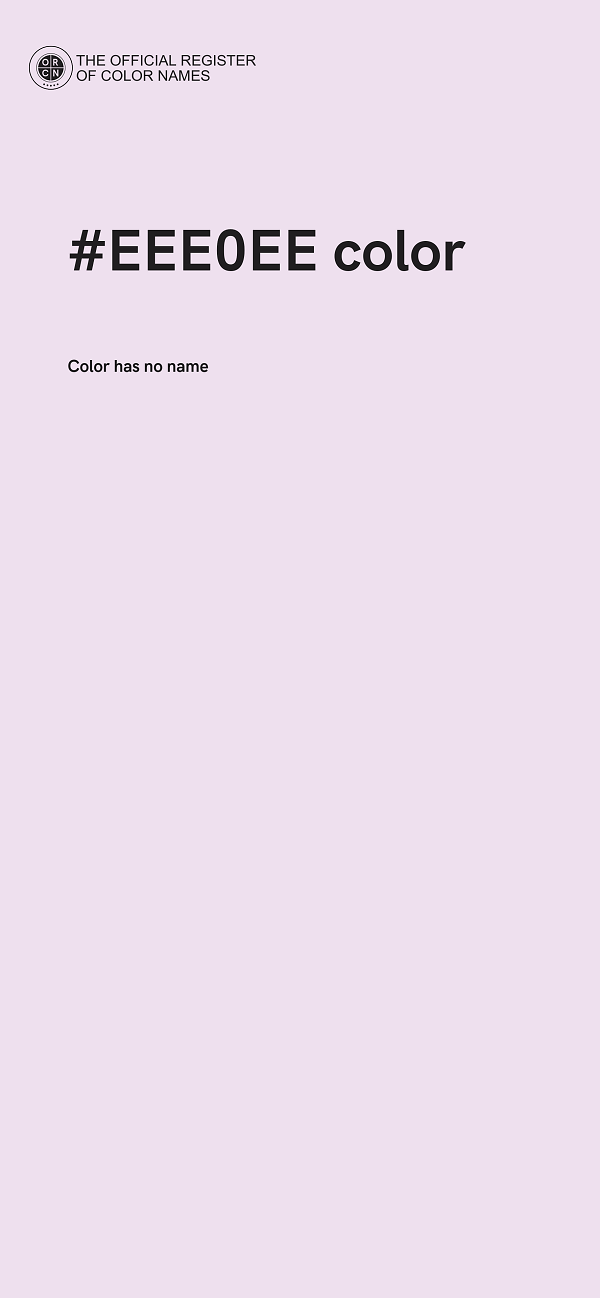 #EEE0EE color image