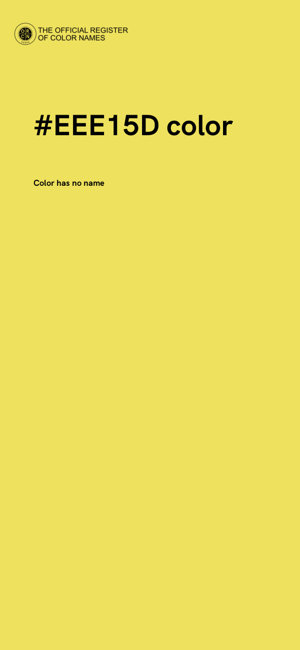 #EEE15D color image