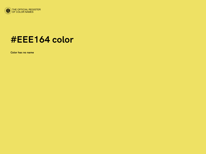 #EEE164 color image