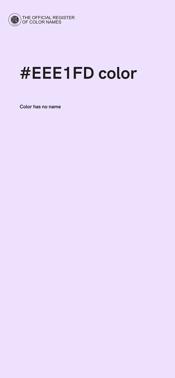 #EEE1FD color image