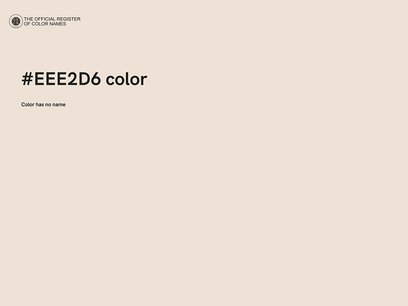 #EEE2D6 color image